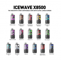 ICEWAVE x8500 Disposables 18mL 8500 Puffs (Box of 5)