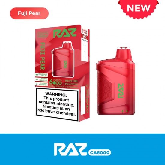 RAZ CA6000 10mL 6000 puff Disposable (Box of 10)