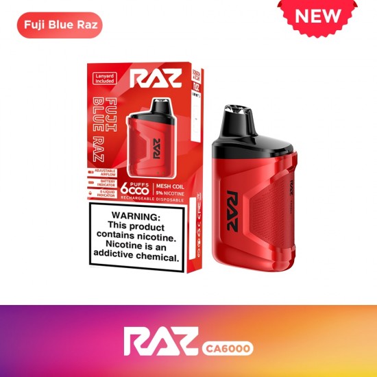 RAZ CA6000 10mL 6000 puff Disposable (Box of 10)