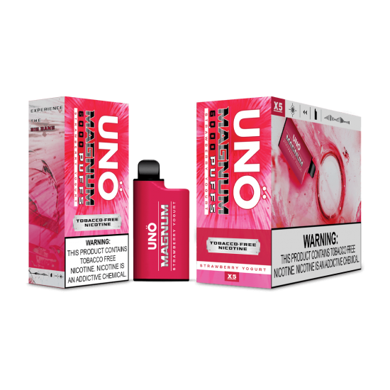 UNO Magnum Tobacco Free Nicotine Disposable (Box of 5)